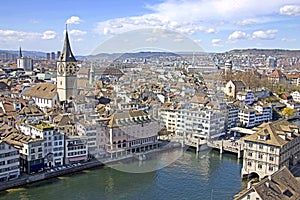 Zurich from above 3 photo