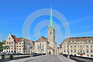 Zurich. Church Fraumuenster