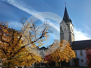 Zurich City Landmark - St. PeterÃÂ´s photo