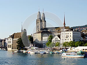 Zurich and Limmat