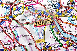 Zurich map