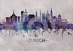 Zurich Switzerland skyline