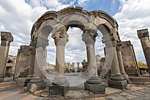 Zvartnots Temple in Yerevan, Armenia