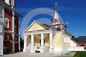 ZVENIGOROD, RUSSIA - May, 2017: Savvino-Storozhevsky monastery in Zvenigorod. Moscow region, Russia