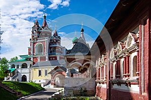 ZVENIGOROD, RUSSIA - May, 2017: Savvino-Storozhevsky monastery in Zvenigorod. Moscow region, Russia