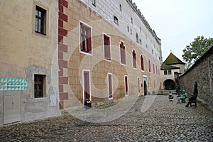 Zvolen castle on Slovak National Uprising square, Zvolen