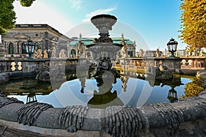 Zwinger Fountain - Dresden, Germany