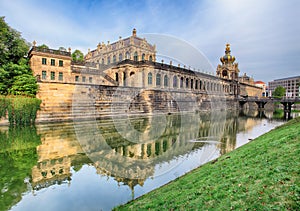 Zwinger museum - famous monument in Dresden