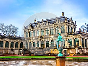 The Zwinger palace, Dresden, Saxony, Germany, Europe