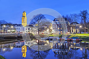 Zwolle in the evening, Netherlands photo