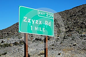 Zzyzx is the last word in the dictionary