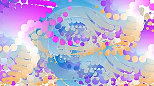 ZZZ09The illustrations and clipart. Colorful dots in undefined pattern and size in white background photo