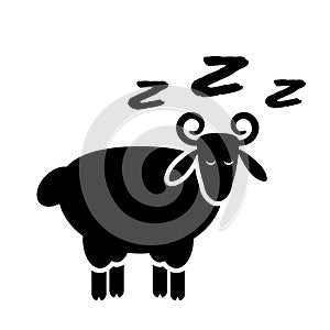 Zzz Icon, Snoring Symbol, Zzzz pictogram