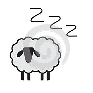 Zzz Icon, Snoring Symbol, Zzzz pictogram