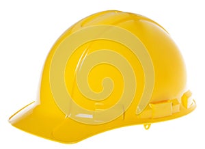 Isolated Hard Hat - 45ÃÂ° Yellow
