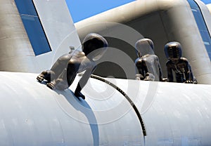 ÃÂ½iÃÂ¾kov tower with crawling babies