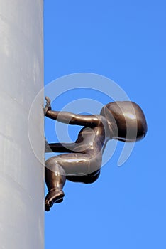 ÃÂ½iÃÂ¾kov tower with crawling babies