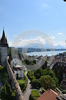 Historische Stadtmauer Luzern photo