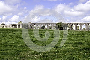 Ãgua de Prata Aqueduct (Aqueduct of Silver Water) in Ã‰vora, Po