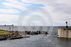 Ã–resund Bridge between Sweden and Denmark, Sweden