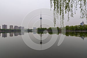 ä¸­å›½åŒ—äº¬çŽ‰æ¸Šæ½­å¤®è§†å¡” CCTV Tower in Yuyuantan, Beijing, China