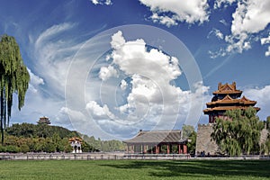 ä¸­å›½æ•…å®«è§’æ¥¼ The turret of the Forbidden City of China