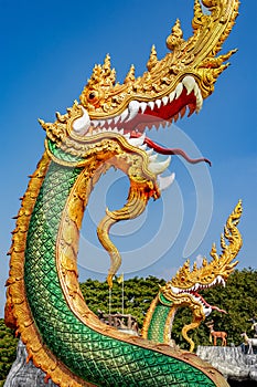 ‘NAGA’ mythological giant serpent statue.