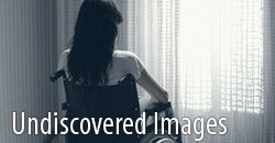 undiscovered images - Sad woman sitting on wheelchair