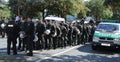 03 Sept 11 Neo-Nazi Demo in Dortmund Germany- Royalty Free Stock Photo