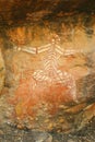 10,000 year old Aboriginal rock art Australia Royalty Free Stock Photo