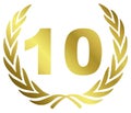 10 Anniversary Royalty Free Stock Photo