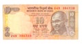 10 rupee bill of India