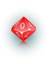 10-sided Die Royalty Free Stock Photo