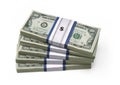 $100 Bills - Stacked Royalty Free Stock Photo