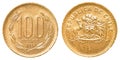 100 chilean pesos coin