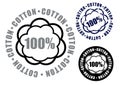 100% Cotton Seal / Mark / Icon