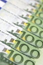 100-Euro bills Royalty Free Stock Photo
