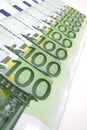 100-Euro bills Royalty Free Stock Photo