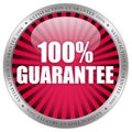 100 guarantee icon Royalty Free Stock Photo