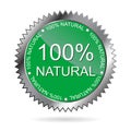 100% natural label