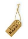 100% Natural label Royalty Free Stock Photo