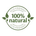 100% natural rubber stamp