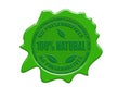 100% natural wax seal