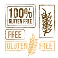 100 percent free gluten Royalty Free Stock Photo