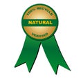 100% recycle natural verified (vector)