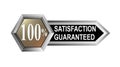 100% satisfaction guaranteed Royalty Free Stock Photo