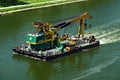 100 tons floating crane Royalty Free Stock Photo