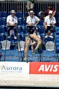 10m Platform Diving at the FINA World Championship Royalty Free Stock Photo