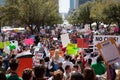 11,000 protesters convene at Texas Capitol Royalty Free Stock Photo