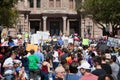 11,000 protestors convene at Texas Capitol Royalty Free Stock Photo